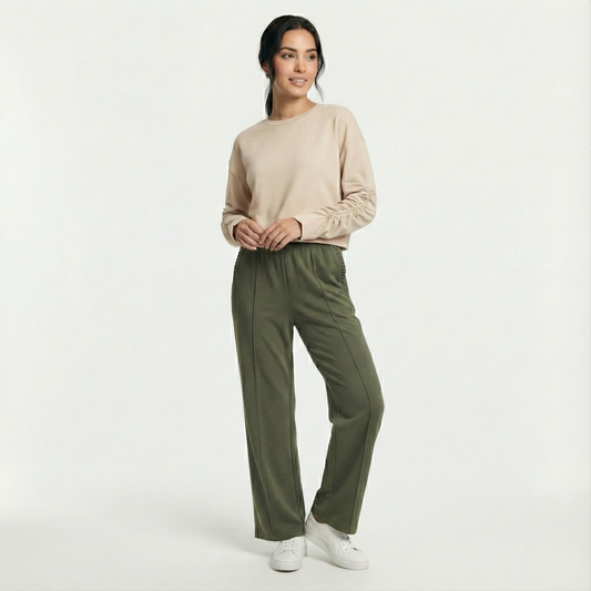 Kolları Büzgülü Sweatshirt