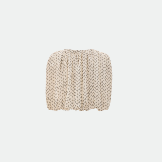 Şifon Balon Crop Bluz