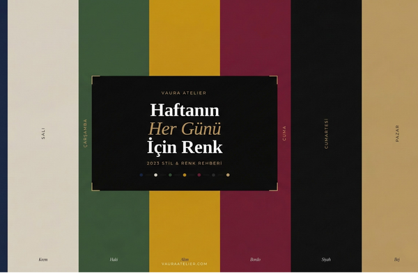 Haftanın Her Günü İçin Renk Rehberi: 2026'da Ne Giyin?