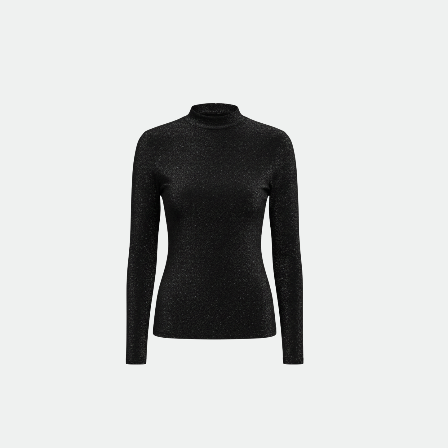 siyah simli balıkçı yaka bluz vaura atelier on çekim