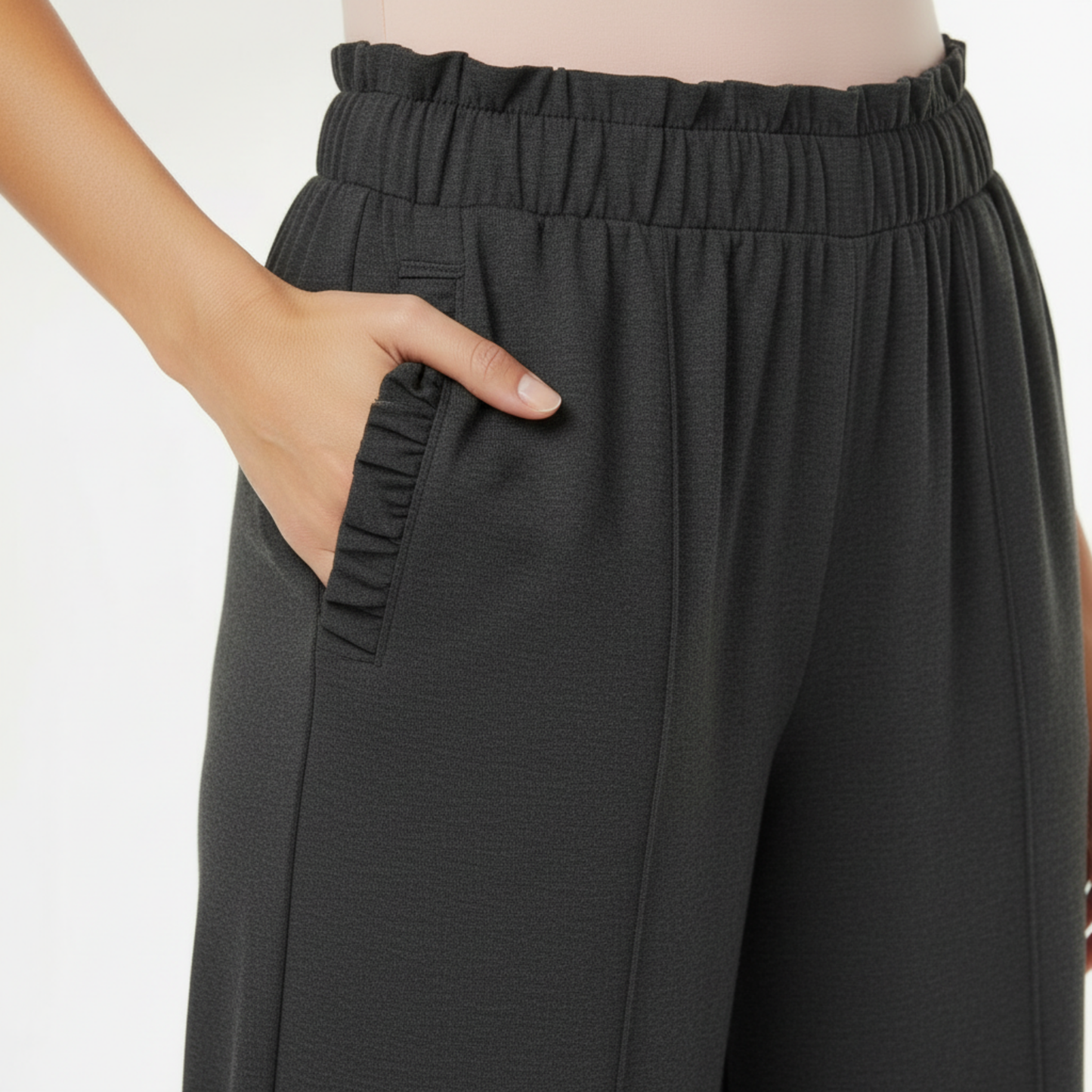 Cebi Büzgü Detaylı Salaş Pantolon