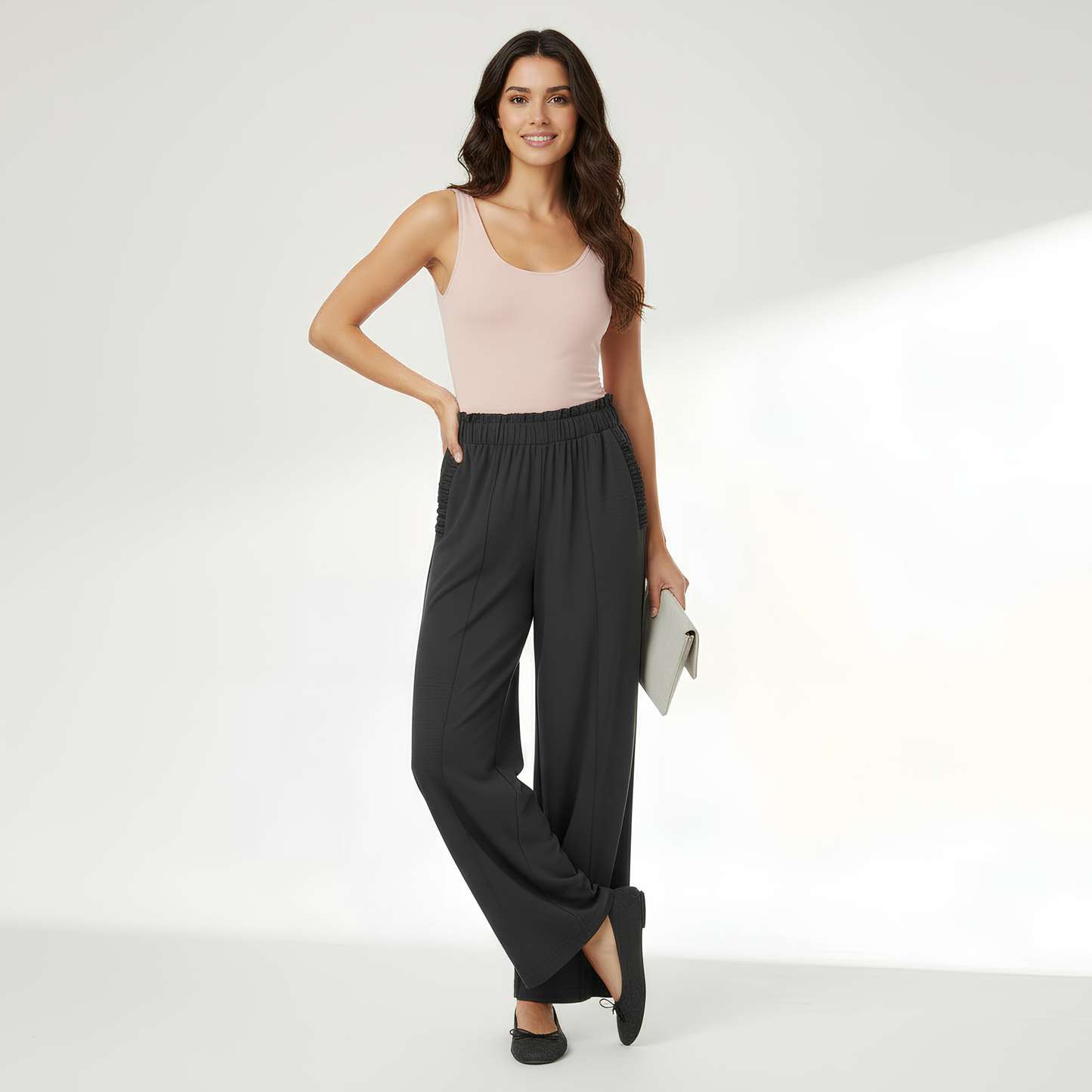 Cebi Büzgü Detaylı Salaş Pantolon