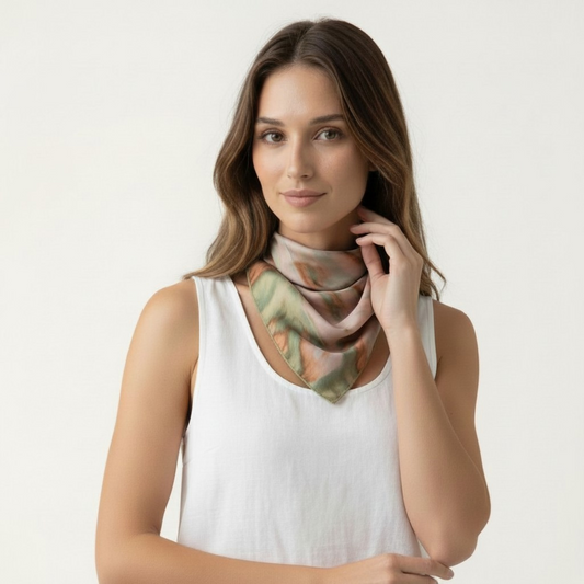 Batik Desen Vual Şifon Fular