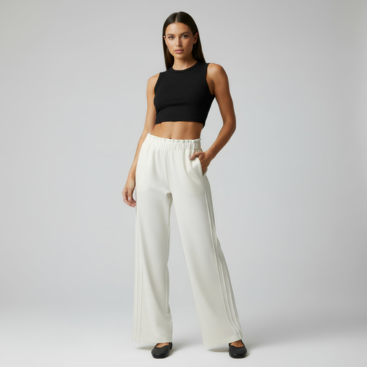 Yanı Nervürlü Pantolon